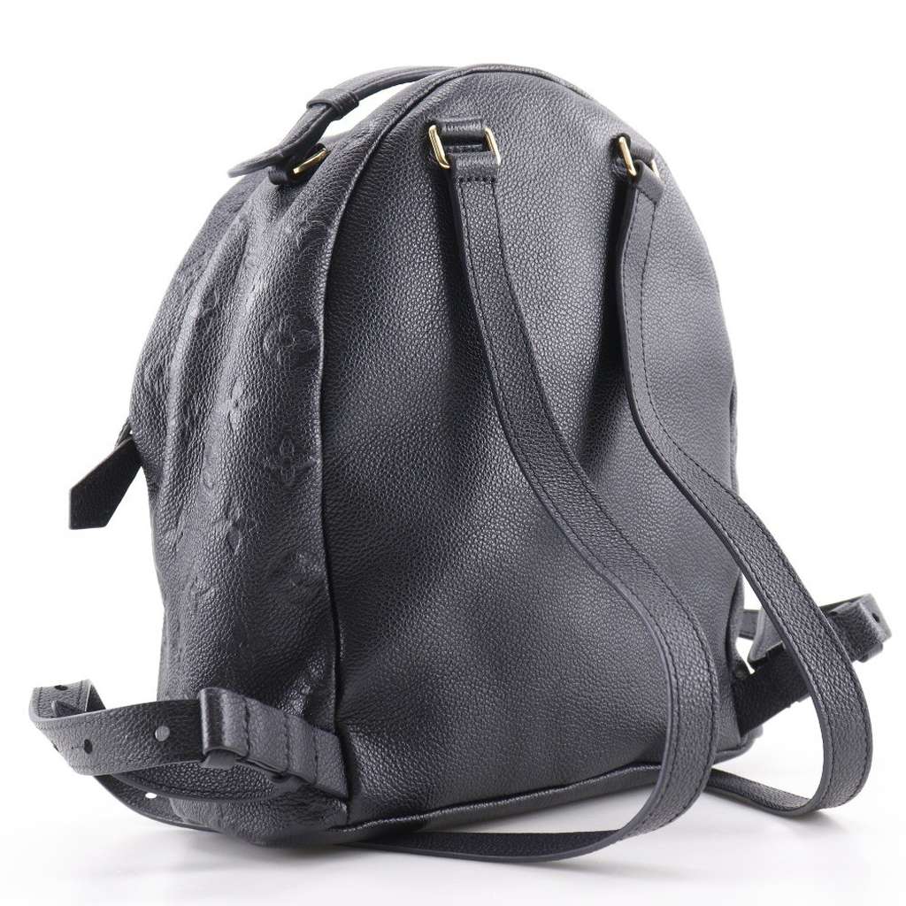 Louis Vuitton Sorbonne Backpack Black Leather Good condition - Back View