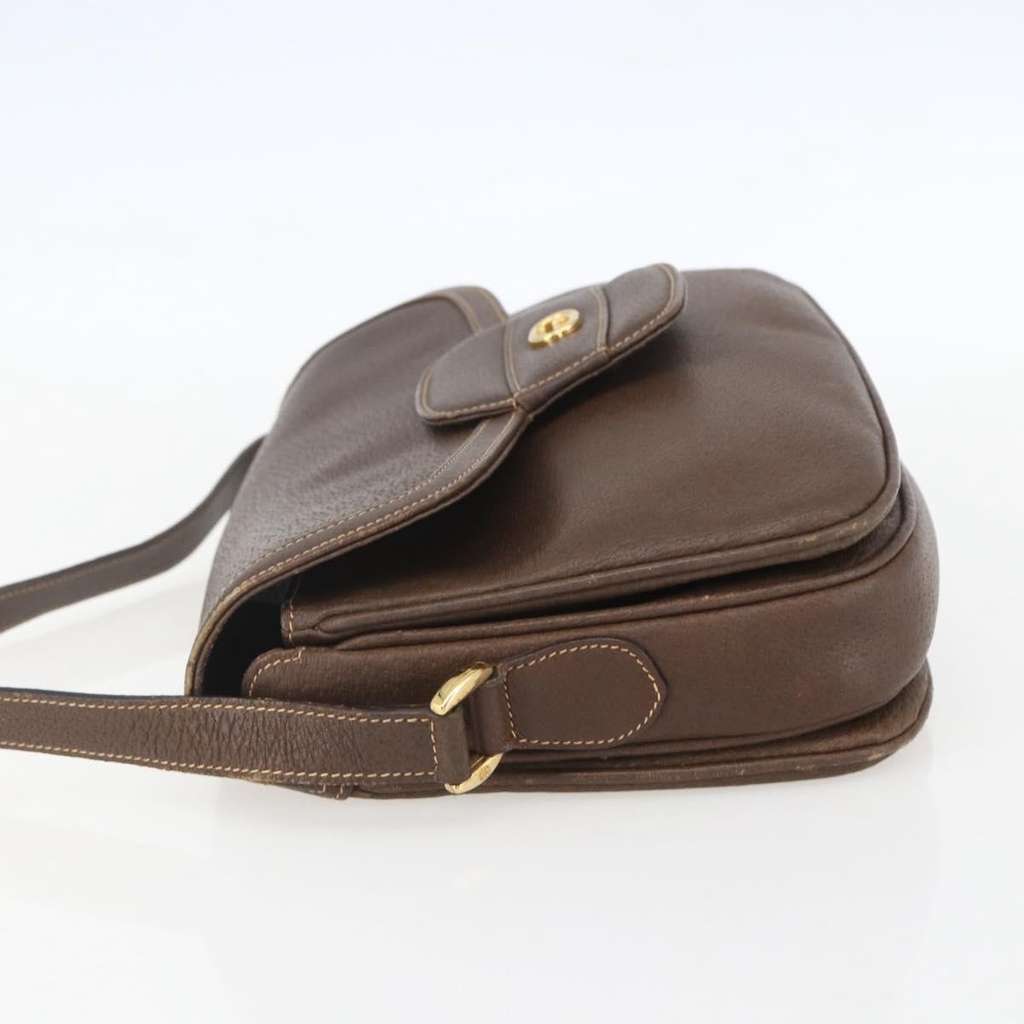 Gucci Vintage Shoulder Bag Brown Leather Good condition - Inside View