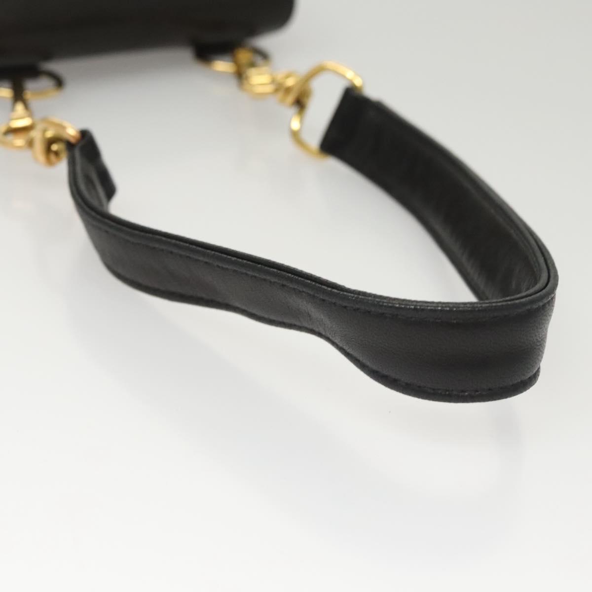 Chanel Vintage Button Waist Bag Beige Leather Good condition - Box View