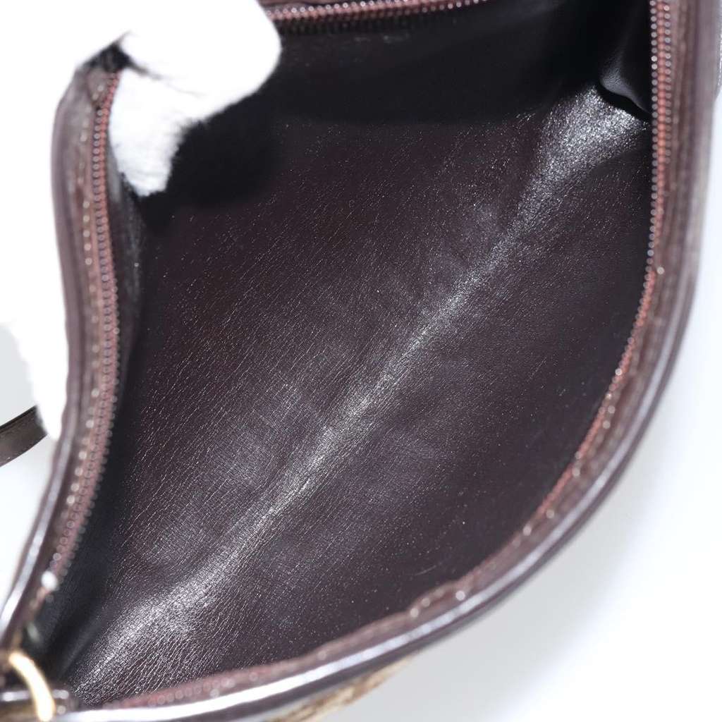 Christian Dior Vintage Trotter Shoulder Bag Beige Canvas Good condition - Box View