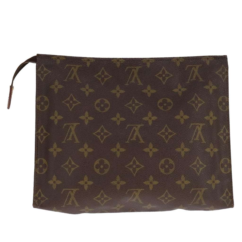 Louis Vuitton Pochette Voyage Brown Canvas Good condition - Back View