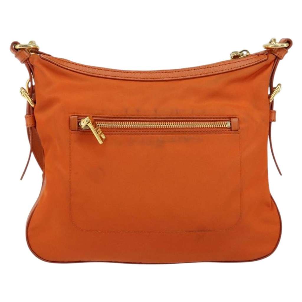 Prada Flat Messenger Orange Good condition - Back View