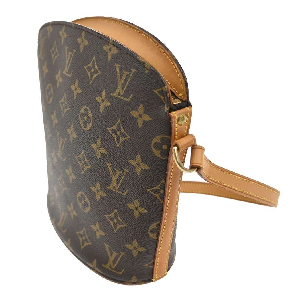 Louis Vuitton Drouot Handbag Brown Canvas Good condition - Inside View