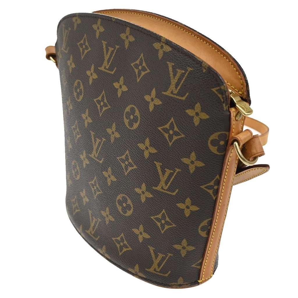Louis Vuitton Drouot Handbag Brown Canvas Good condition - Model View