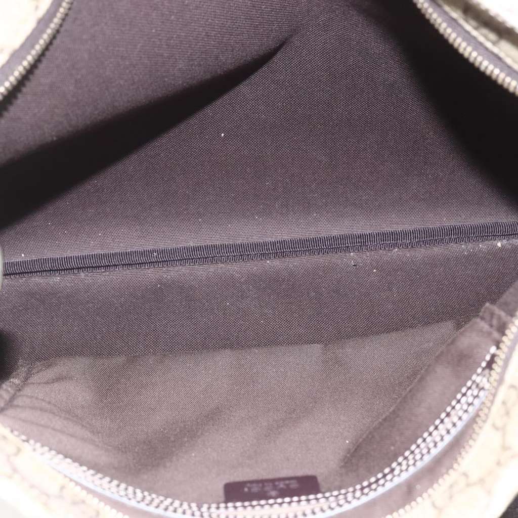 Gucci Zip Top Messenger Bag Beige Canvas Good condition - Box View