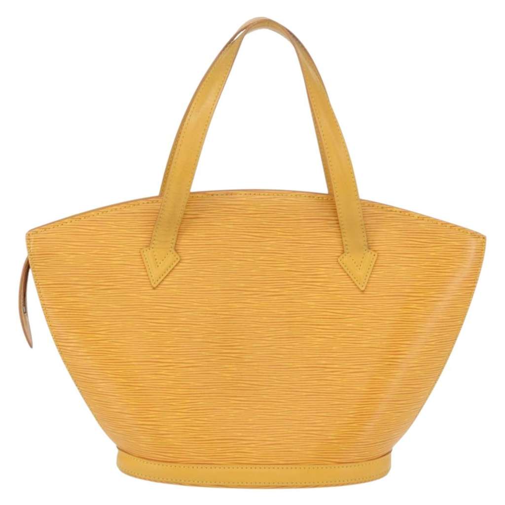 Louis Vuitton Saint Jacques Handbag Yellow Leather Fair condition - Back View