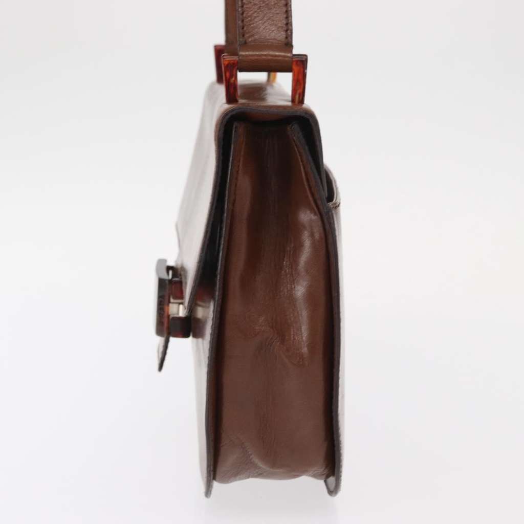 Prada Madras Handbag Brown Leather Fair condition - Inside View