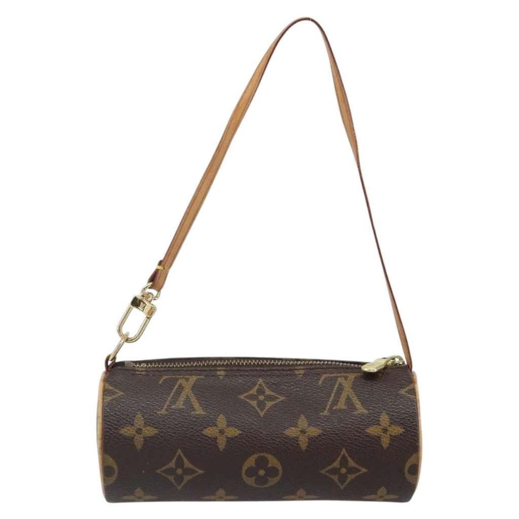 Louis Vuitton Papillon Pochette Brown Canvas Fair condition - Back View