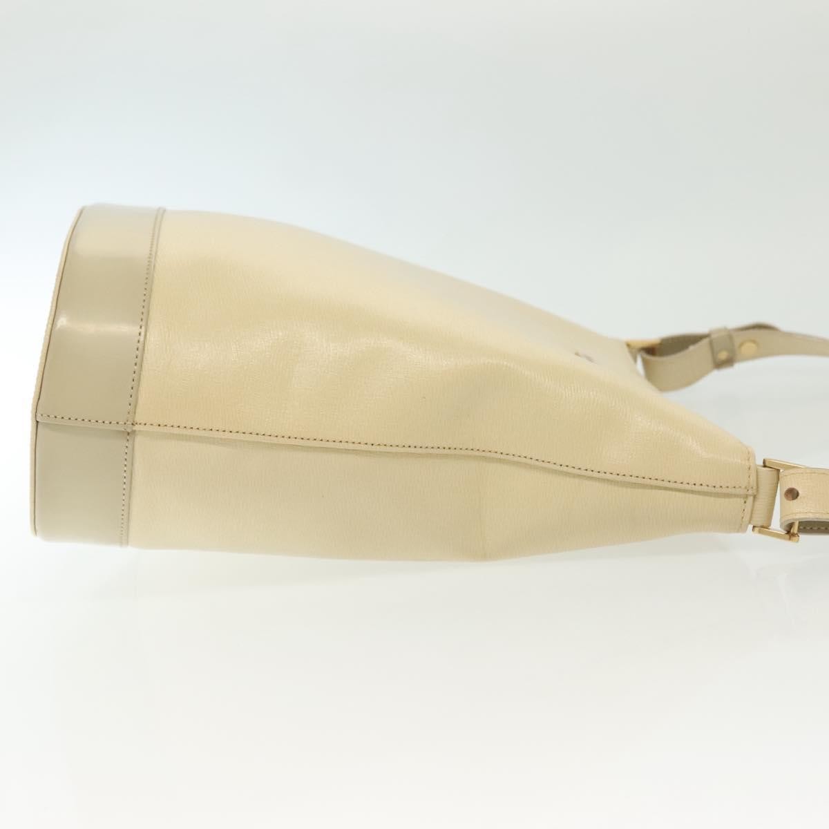 Burberry Shoulder Bag Beige Leather Good condition - Inside View