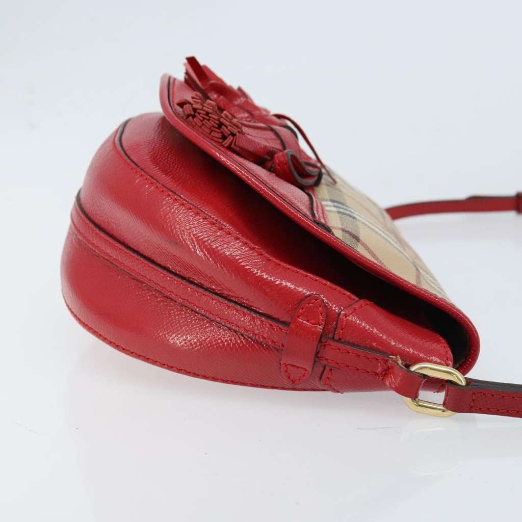 Burberry Maydown Crossbody Bag Beige Canvas Good condition - Inside View