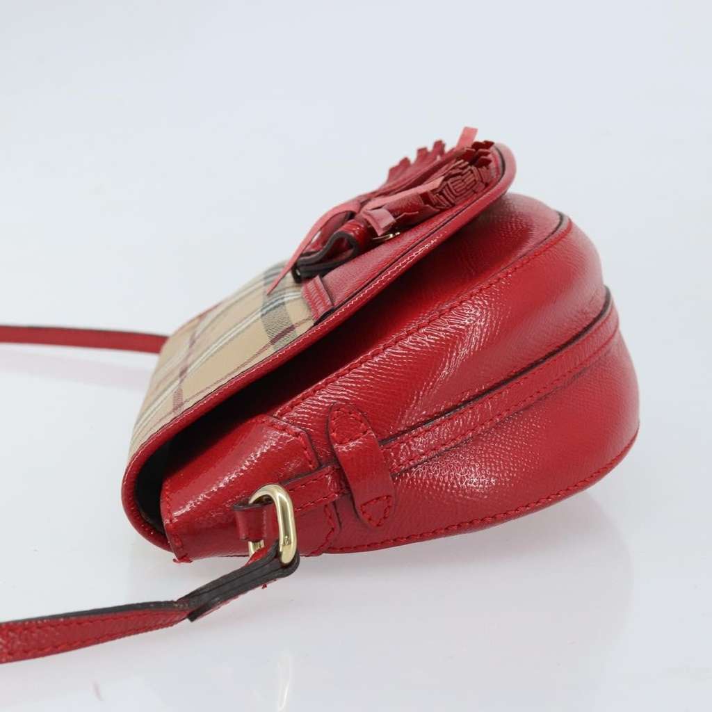 Burberry Maydown Crossbody Bag Beige Canvas Good condition - Model View