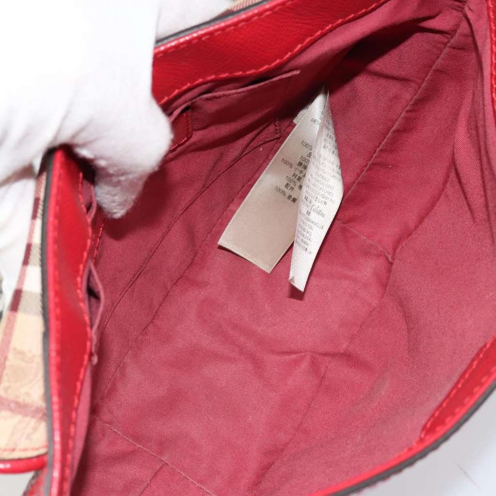 Burberry Maydown Crossbody Bag Beige Canvas Good condition - Box View