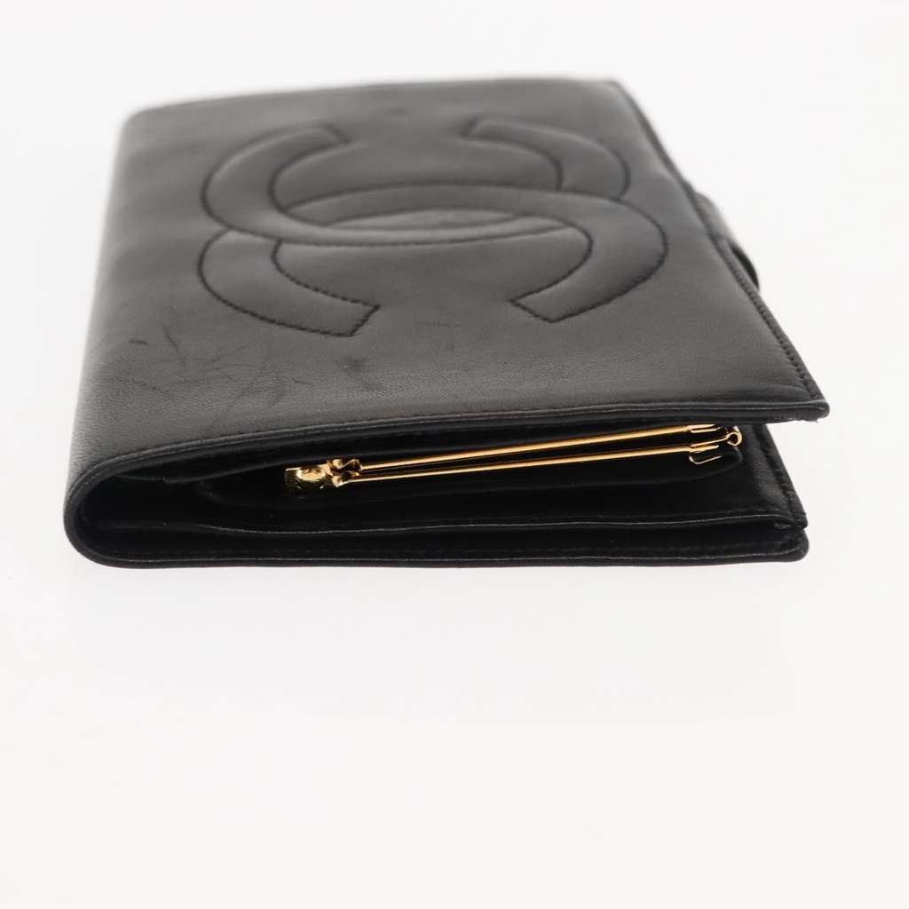 Chanel Timeless CC Wallet Black Leather Good condition - Inside View