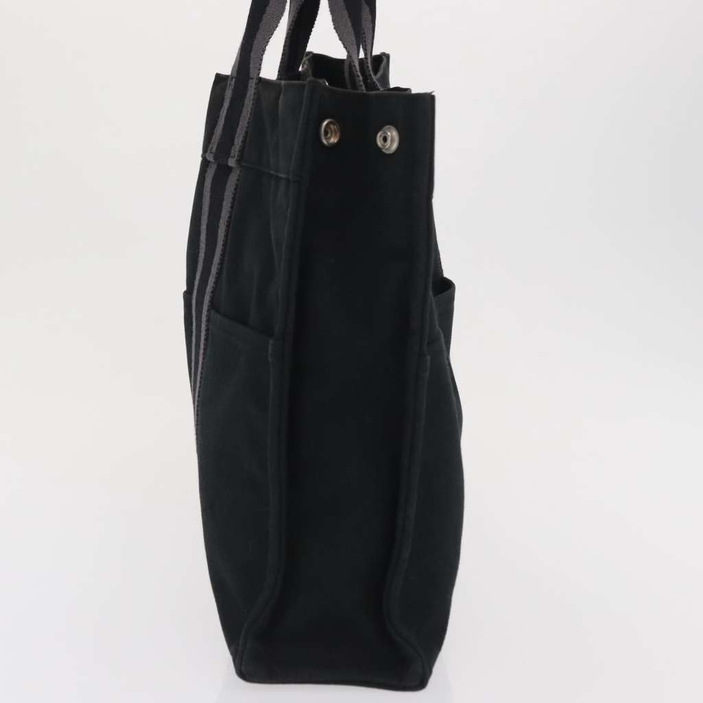 Hermès Fourre Tout Tote Black Canvas Fair condition - Inside View