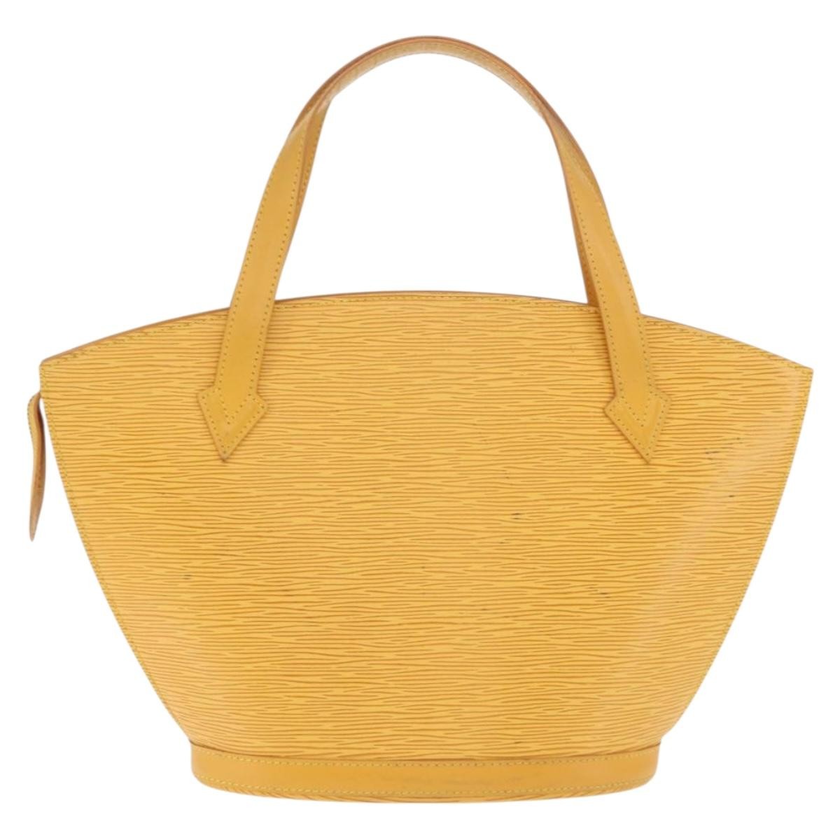 Louis Vuitton Saint Jacques Handbag Yellow Leather Fair condition - Back View