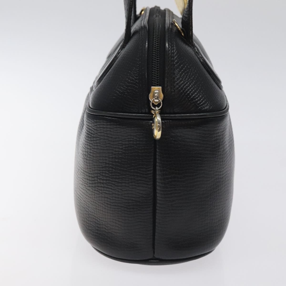 Christian Dior Vintage CD Handbag Black Leather Fair condition - Inside View