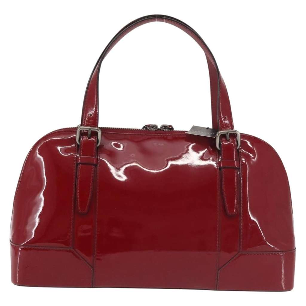 Burberry Vintage Handbag Red Good condition - Back View