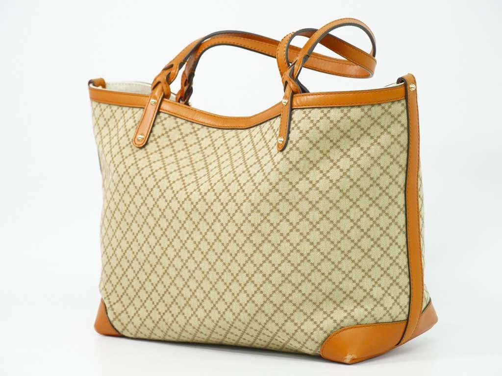 Gucci Craft Tote Beige Canvas Good condition - Back View