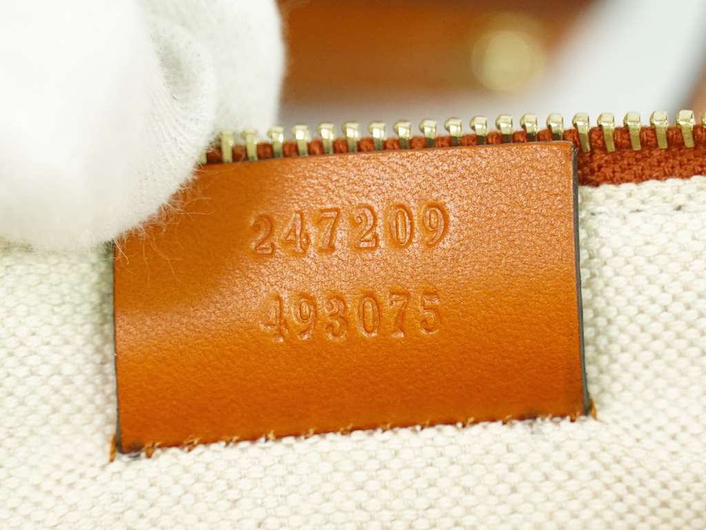 Gucci Craft Tote Beige Canvas Good condition - Box View