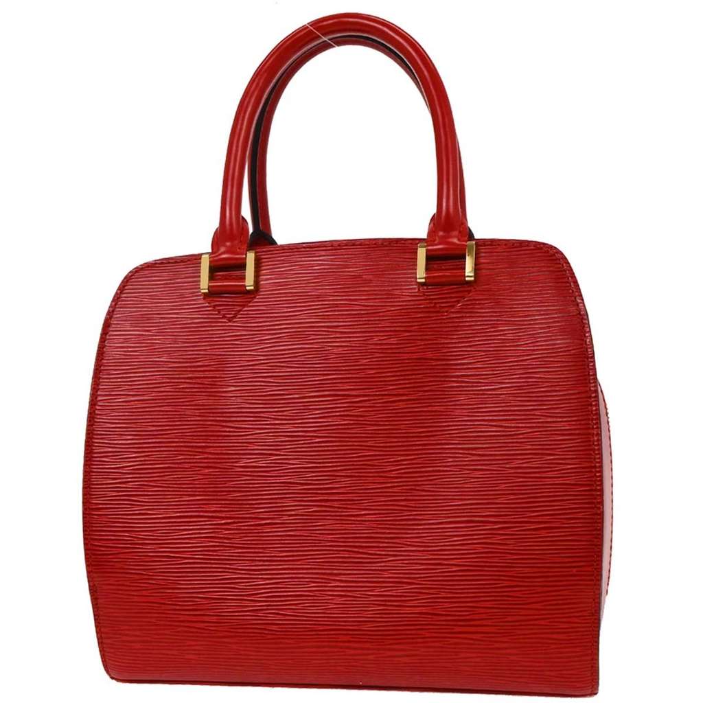 Louis Vuitton Pont Neuf Handbag Red Leather Good condition - Back View
