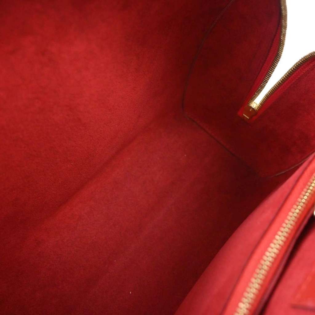 Louis Vuitton Pont Neuf Handbag Red Leather Good condition - Inside View
