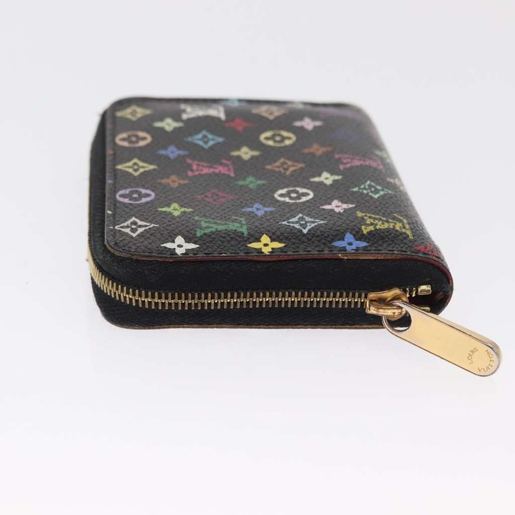 Louis Vuitton Porte-Monnaie Zippy Wallet Black Canvas Good condition - Model View