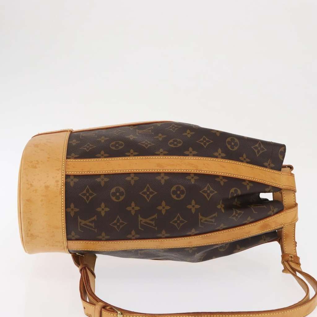 Louis Vuitton Randonnee Backpack Brown Canvas Fair condition - Inside View