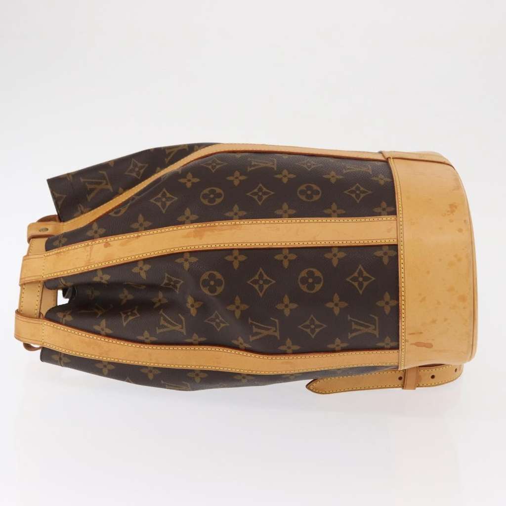 Louis Vuitton Randonnee Backpack Brown Canvas Fair condition - Model View