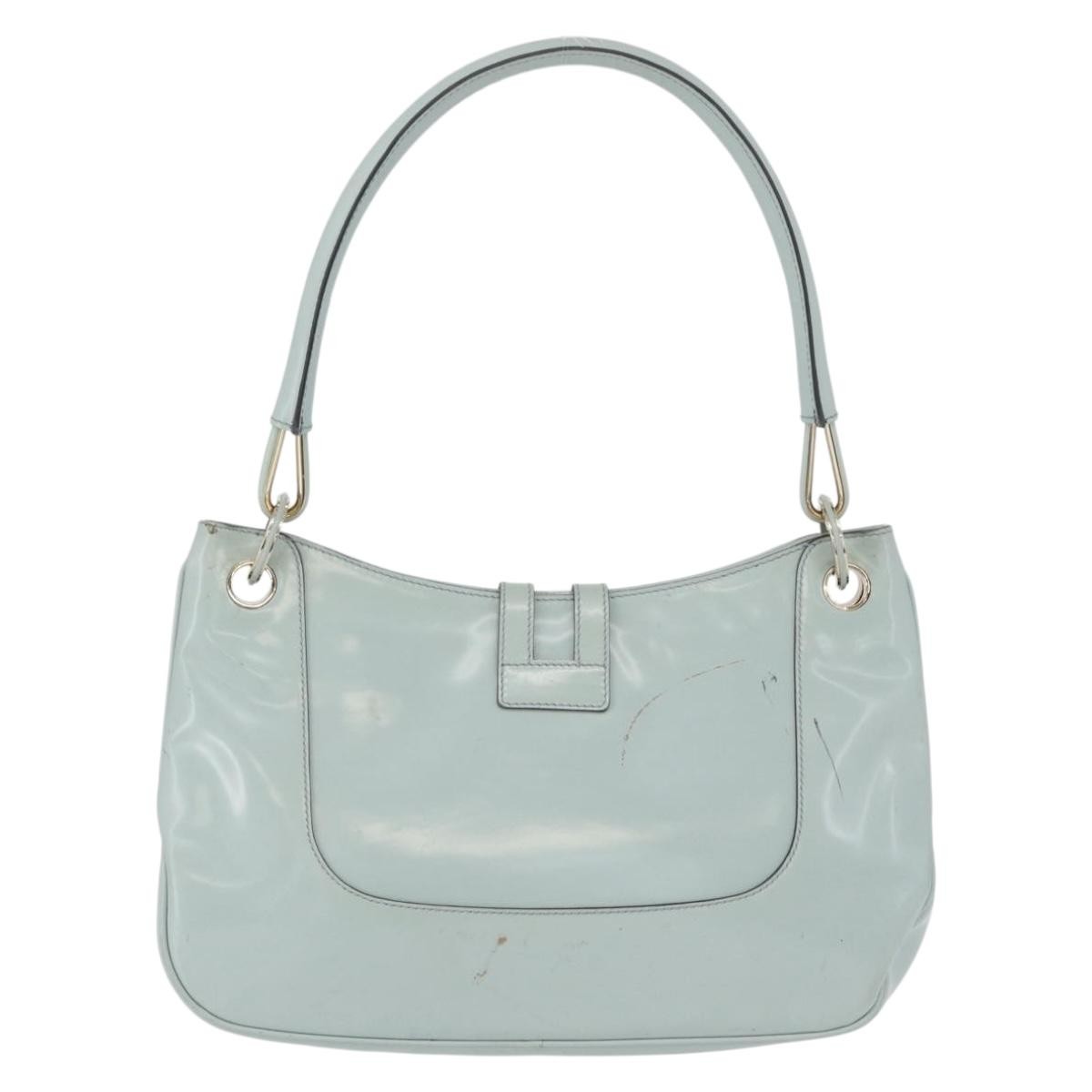 Gucci Jackie 1961 Hobo Blue Leather Fair condition - Back View