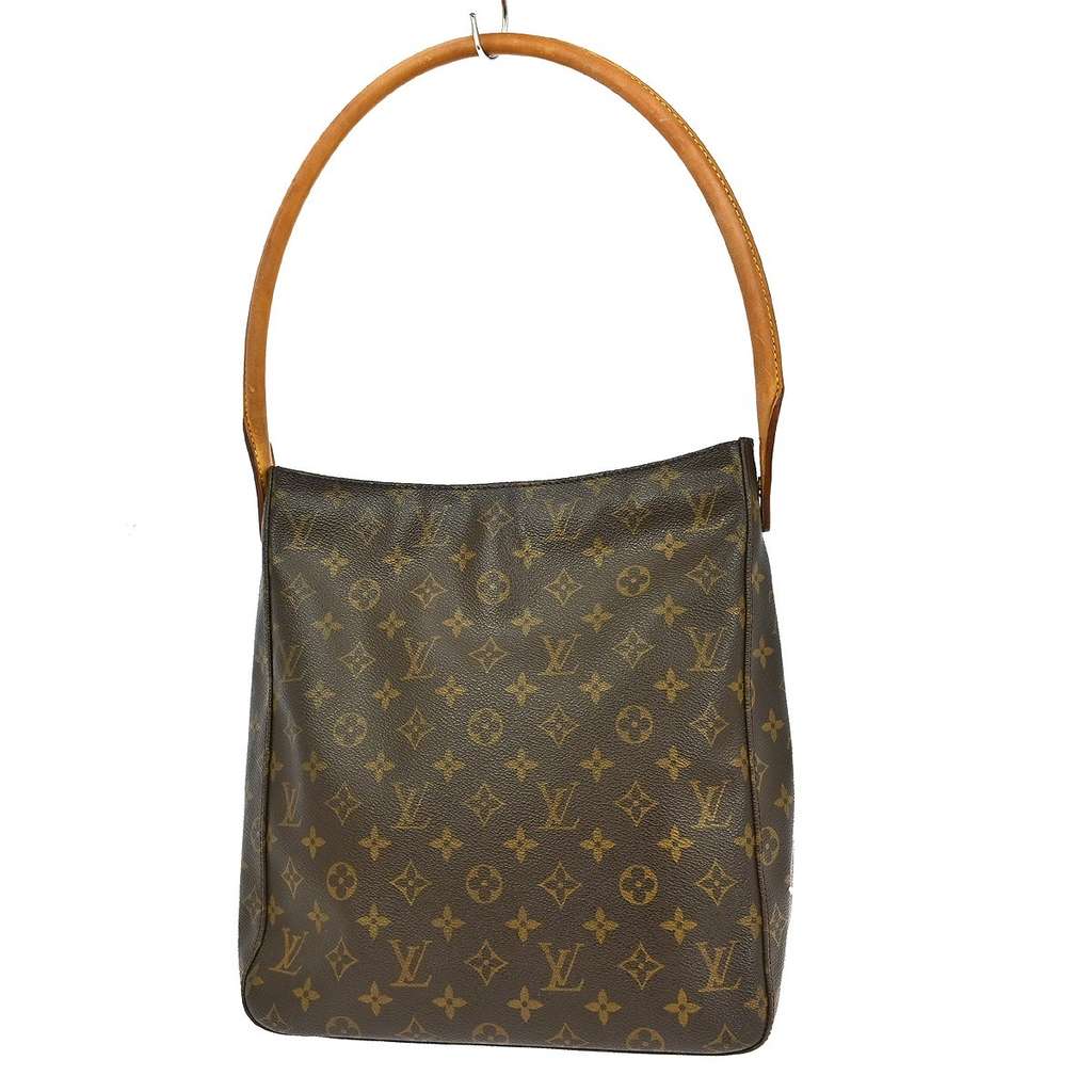 Louis Vuitton Looping Handbag Brown Canvas Good condition - Back View