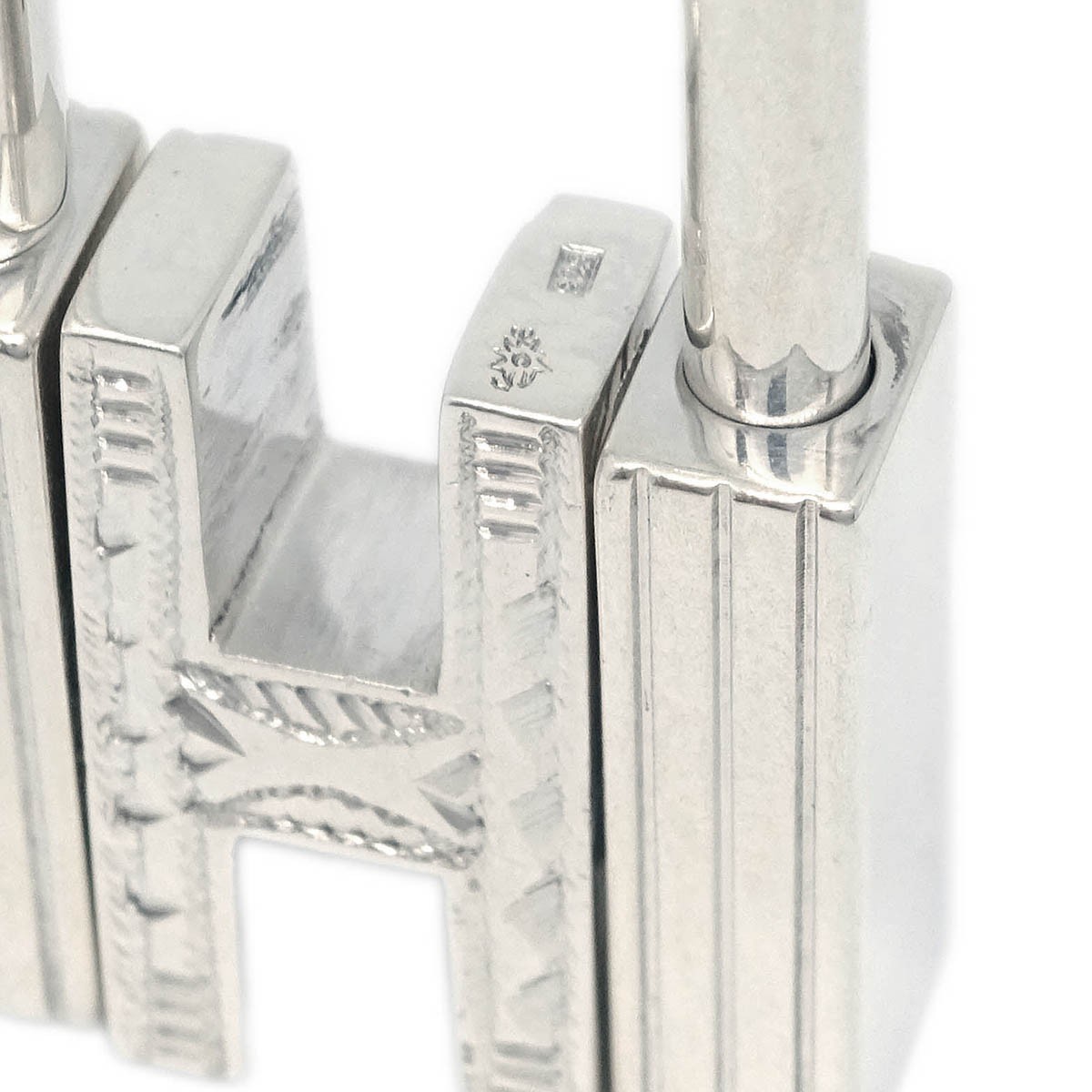 Hermès Annee Mediterranee Cadena Lock Charm Silver Silver Good condition - Inside View