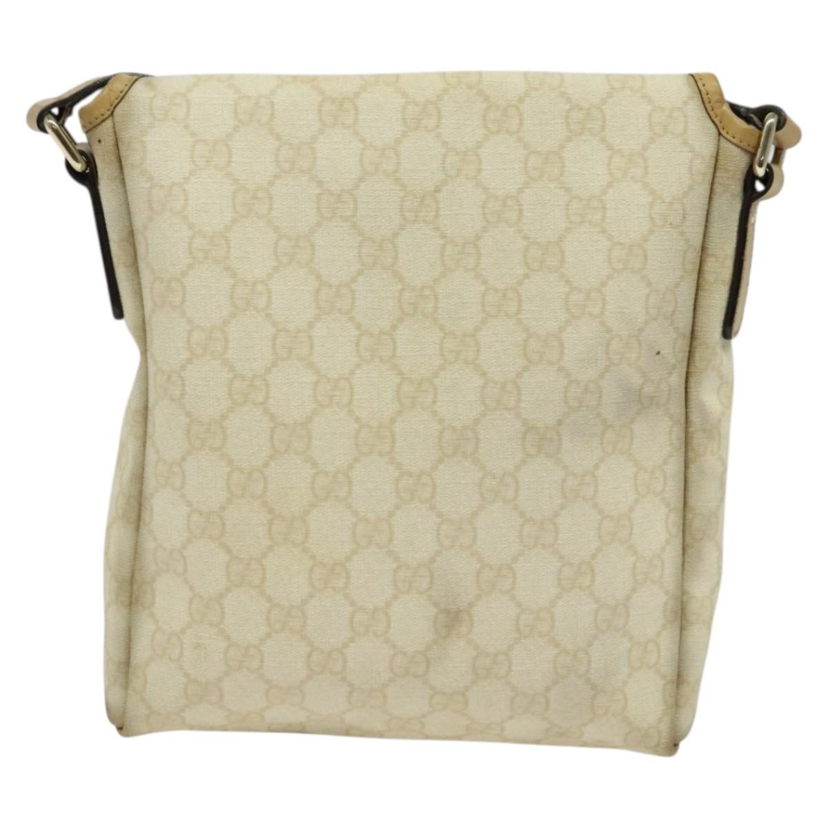 Gucci Flap Messenger Beige Good condition - Back View