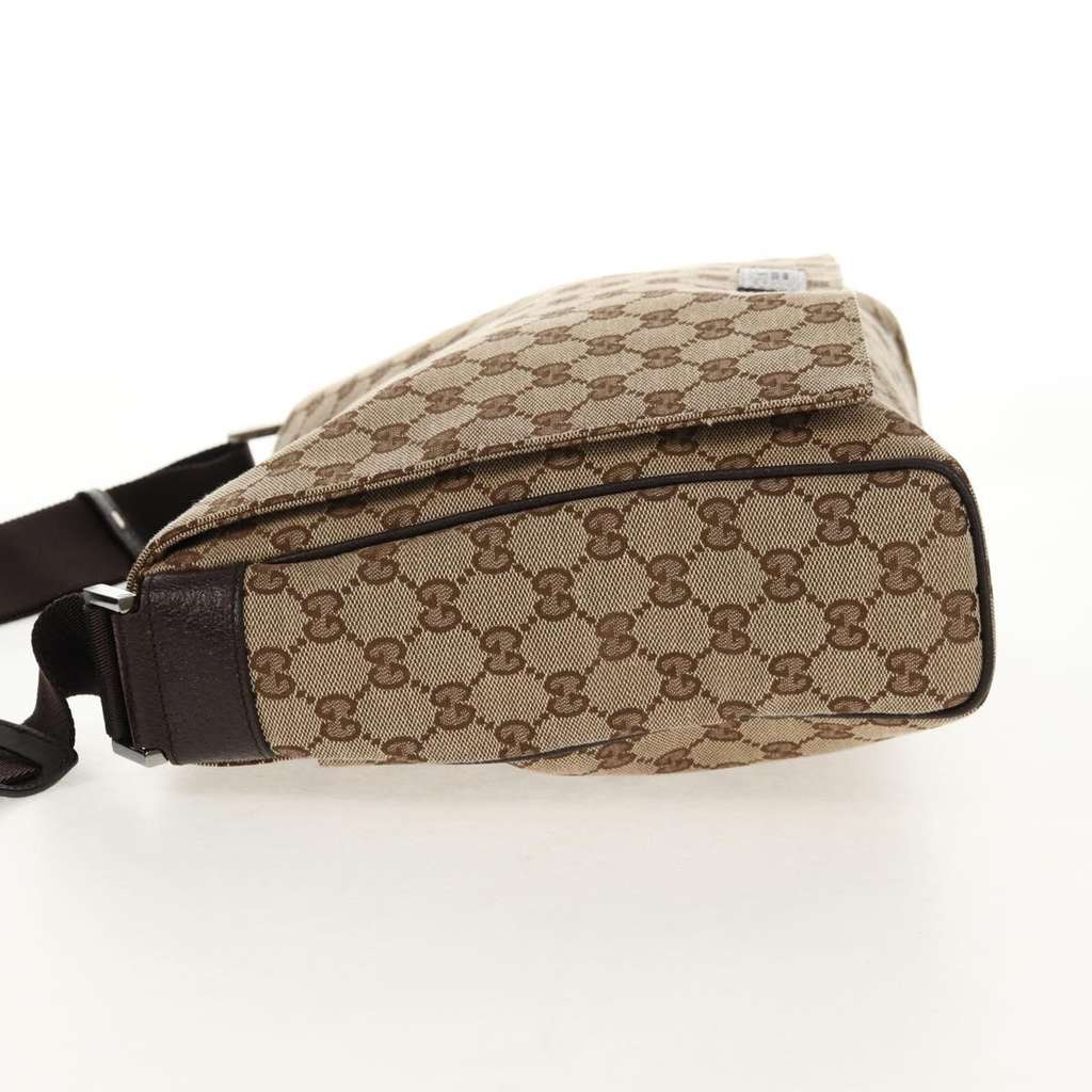 Gucci Flap Messenger Beige Canvas Good condition - Inside View