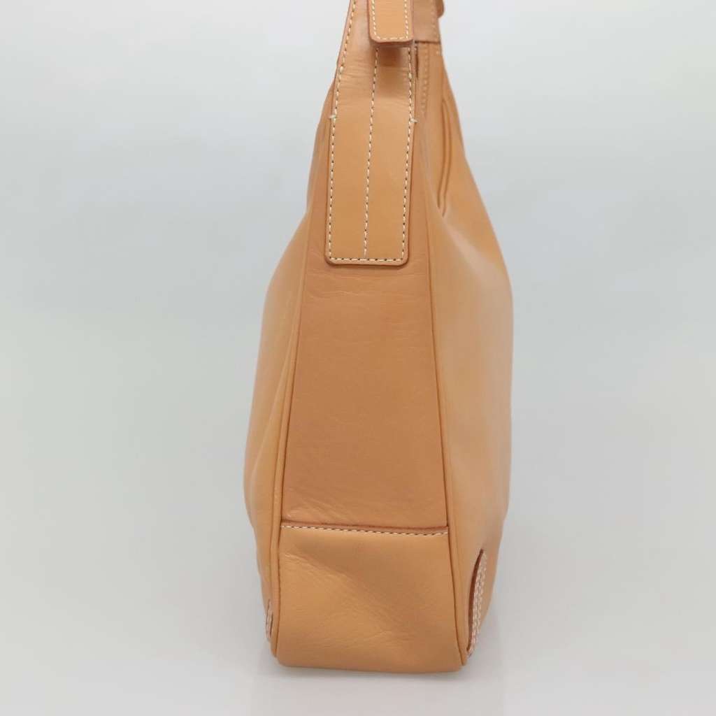 Burberry Shoulder Bag Beige Leather Good condition - Inside View