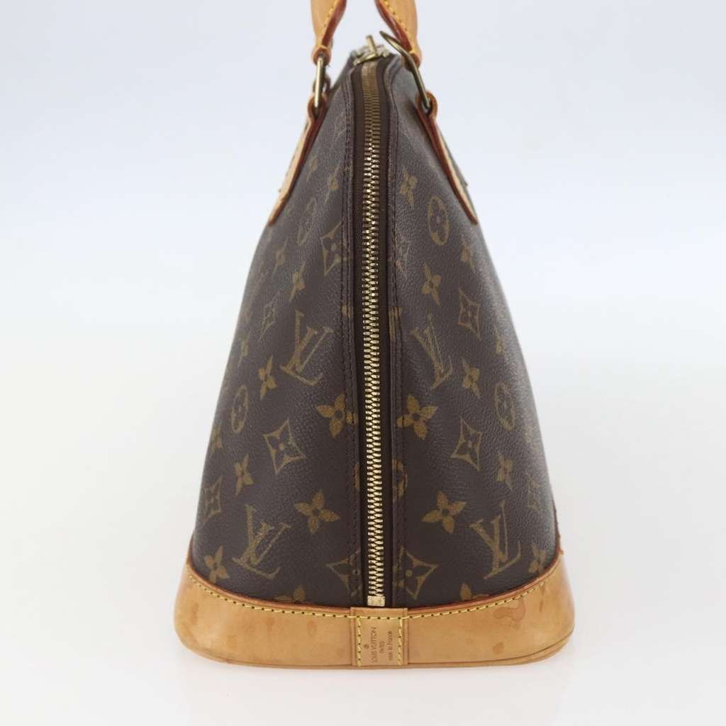Louis Vuitton Alma Handbag Brown Canvas Fair condition - Model View