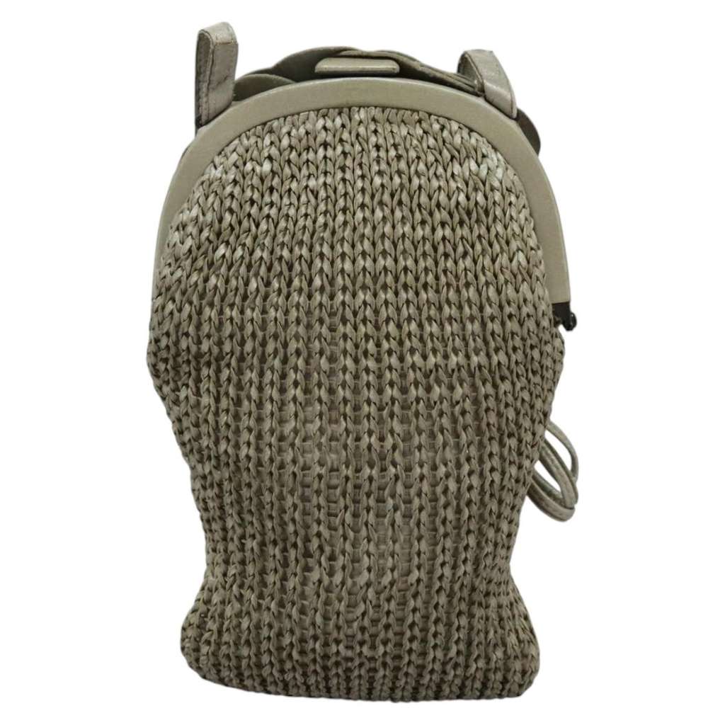 Bottega Veneta Shoulder Bag Beige Leather Good condition - Back View