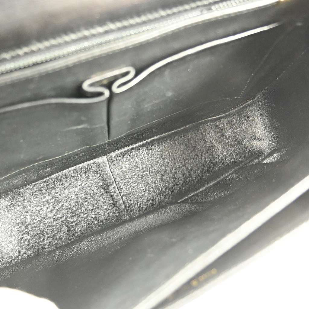 Celine Vintage Shoulder Bag Black Leather Fair condition - Inside View