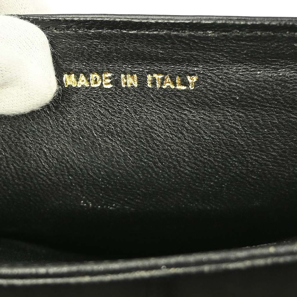 Celine Vintage Shoulder Bag Black Leather Fair condition - Model View