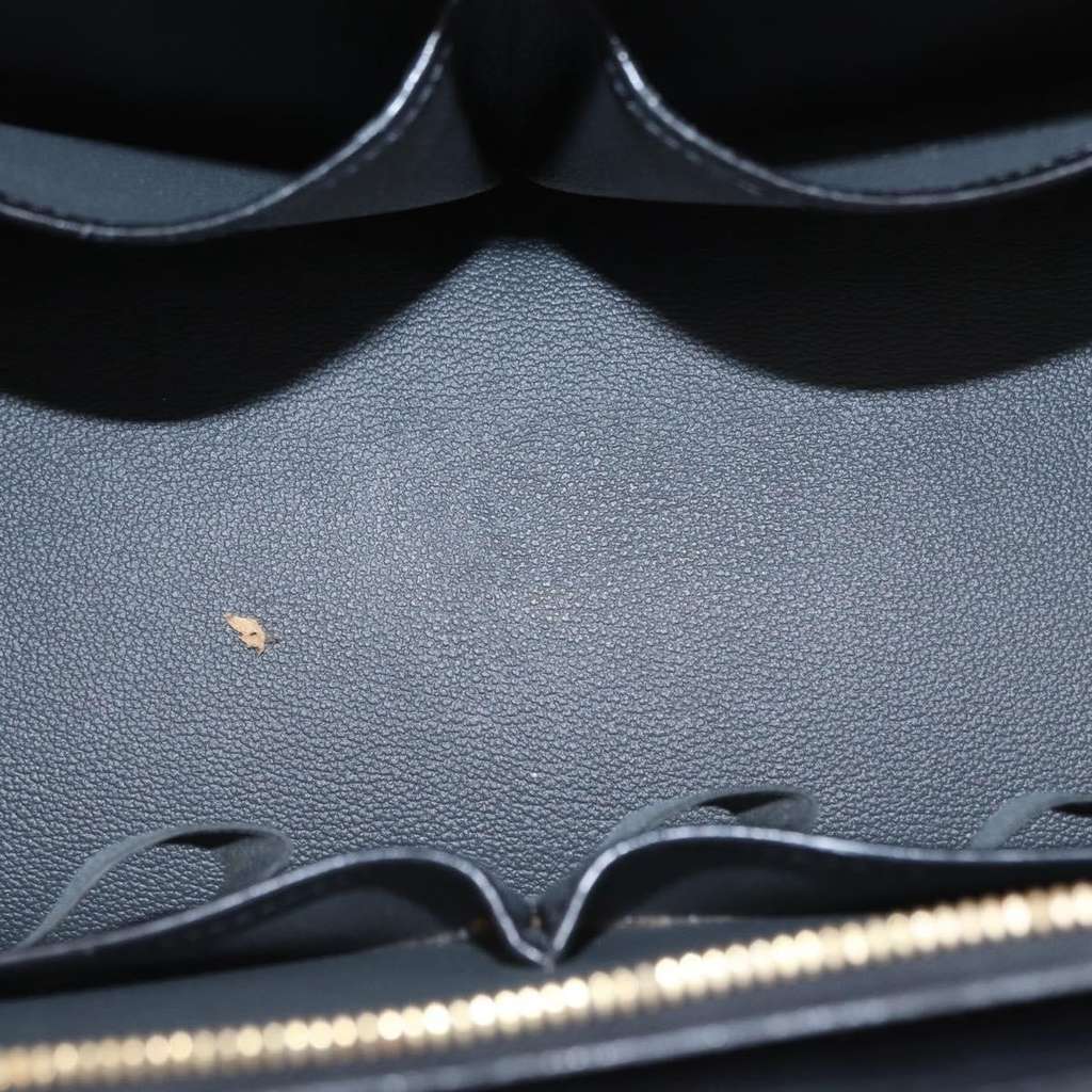 Louis Vuitton Riviera Handbag Black Leather Good condition - Box View