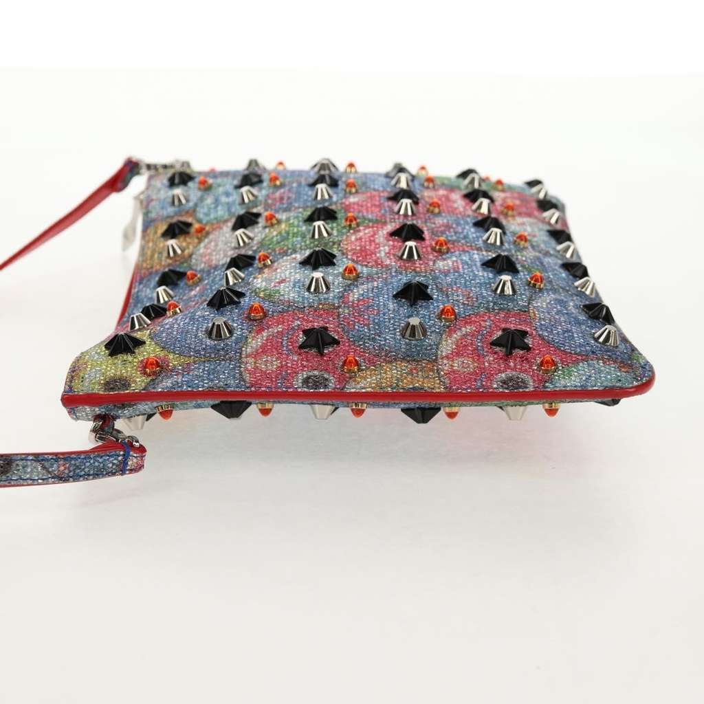 Christian Louboutin Loubiclutch Red Canvas Good condition - Inside View