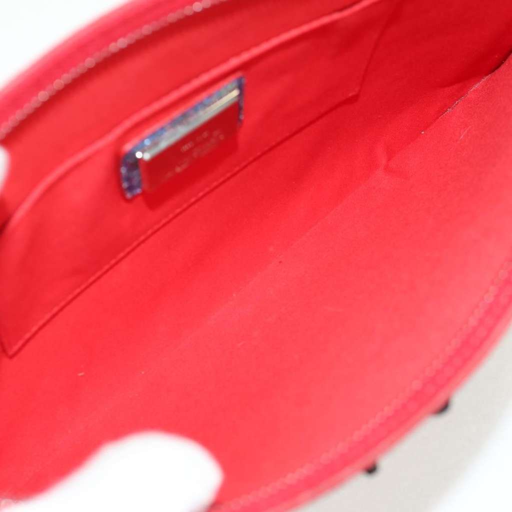 Christian Louboutin Loubiclutch Red Canvas Good condition - Box View