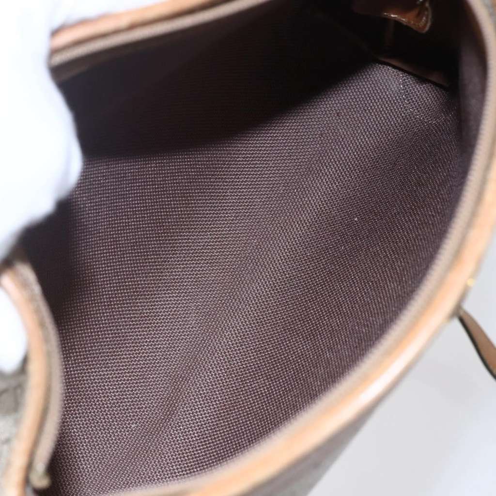 Christian Dior Vintage Honeycomb Shoulder Bag Beige Canvas Good condition - Box View