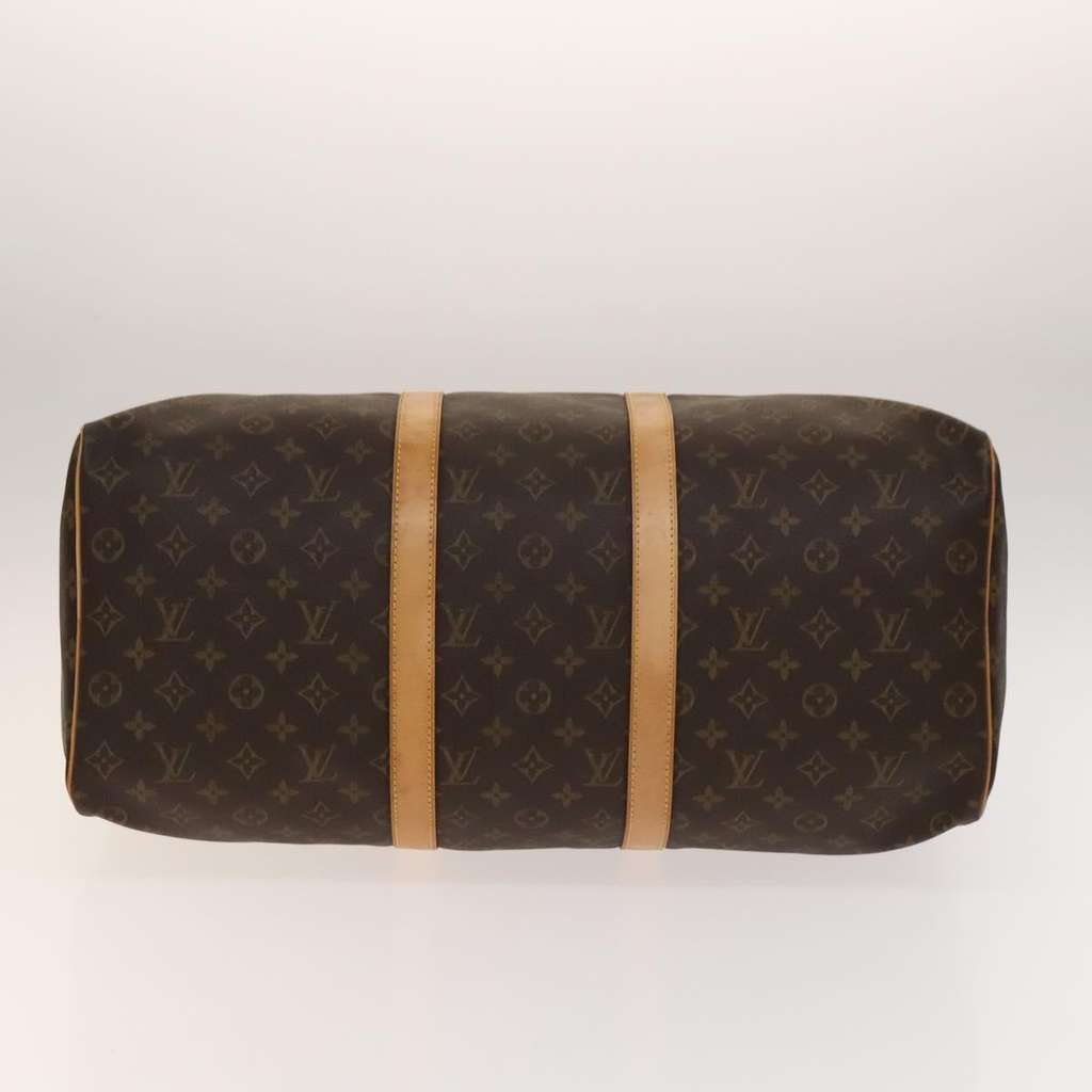 Louis Vuitton Keepall Bag Brown Canvas Good condition - Box View