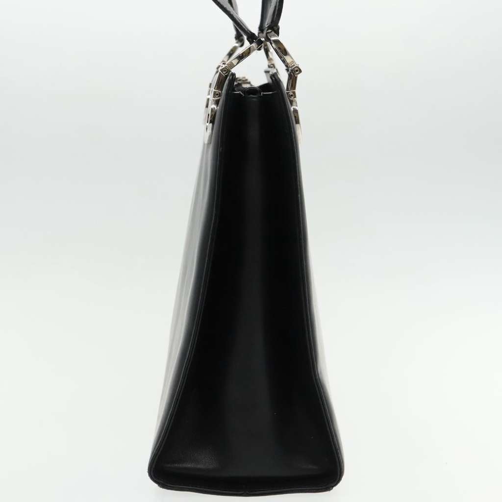 Salvatore Ferragamo Gancini Shoulder Bag Black Leather Good condition - Inside View