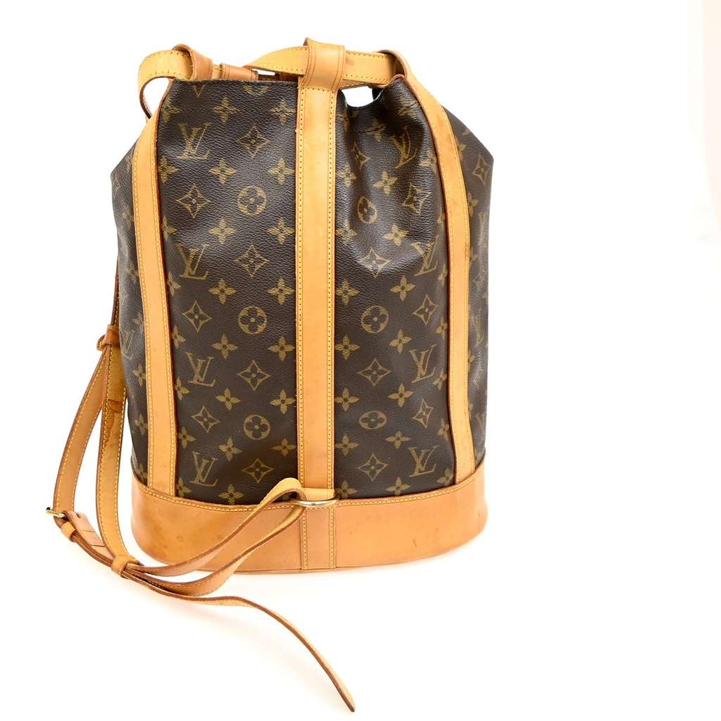 Louis Vuitton Randonnee Backpack Brown Canvas Good condition - Back View