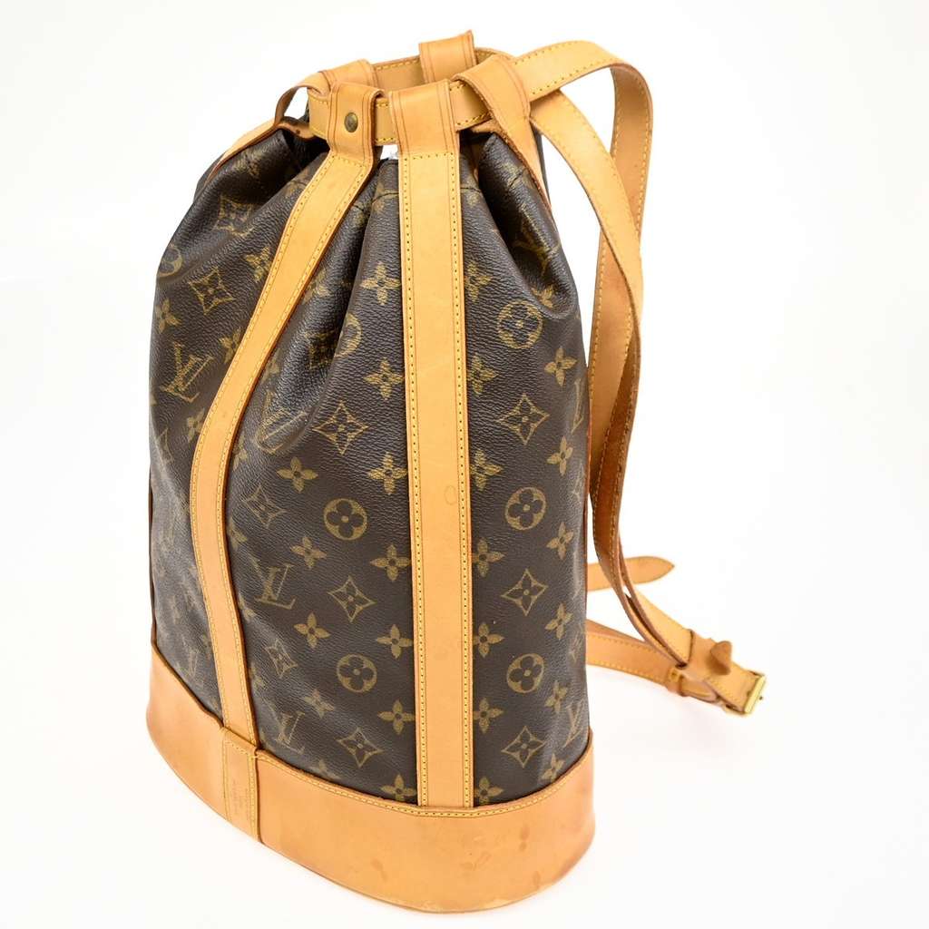 Louis Vuitton Randonnee Backpack Brown Canvas Good condition - Inside View