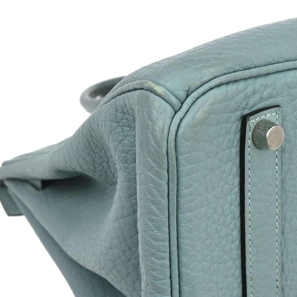 Hermès Birkin Handbag Blue Leather Good condition - Model View