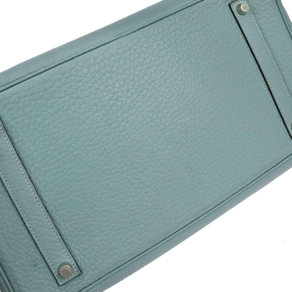 Hermès Birkin Handbag Blue Leather Good condition - Box View