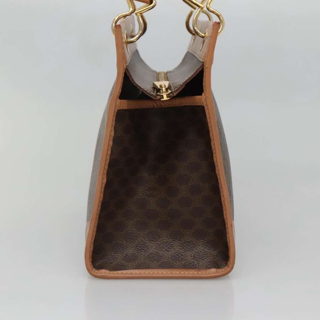 Celine Vintage Macadam Handbag Brown Canvas Good condition - Inside View