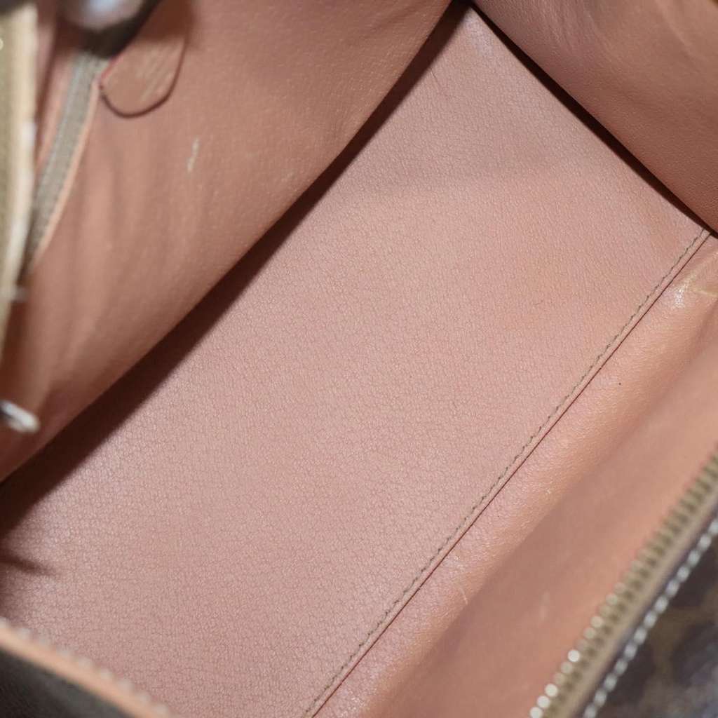 Celine Vintage Macadam Handbag Brown Canvas Good condition - Box View